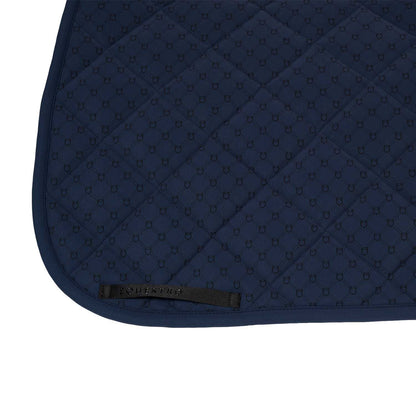 Equestro Dressage saddle pad with monogram print