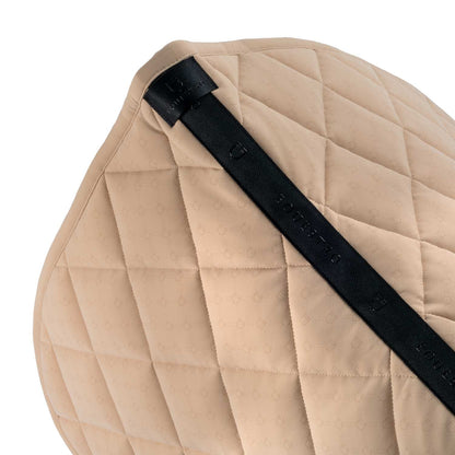 Equestro Dressage saddle pad with monogram print