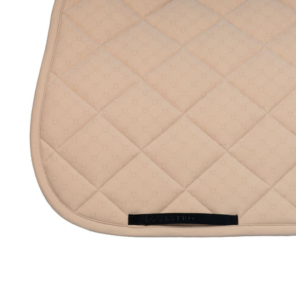 Equestro Dressage saddle pad with monogram print