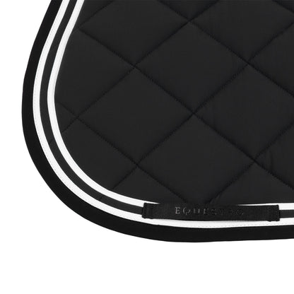Equestro Double Stripes jumping saddle pad in technical fabric