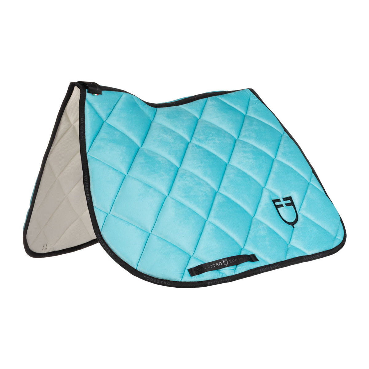 Equestro Jumping saddle pad with suede logo
