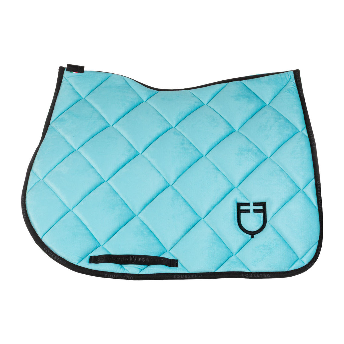Equestro Jumping saddle pad with suede logo