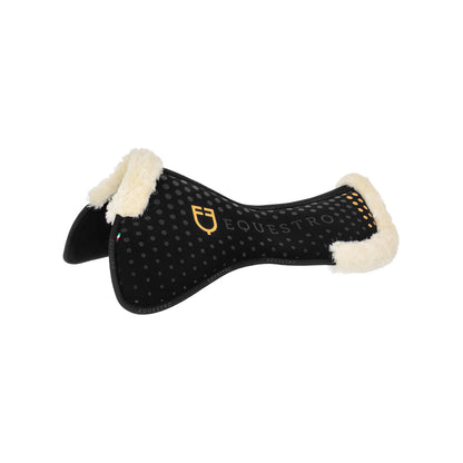 Equestro Ecowool memory foam pad with silicone grip and logo