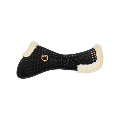 Equestro Ecowool memory foam pad with silicone grip and logo
