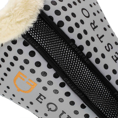 Equestro Ecowool memory foam pad with silicone grip and logo