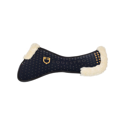 Equestro Ecowool memory foam pad with silicone grip and logo