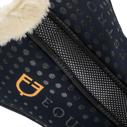 Equestro Ecowool memory foam pad with silicone grip and logo