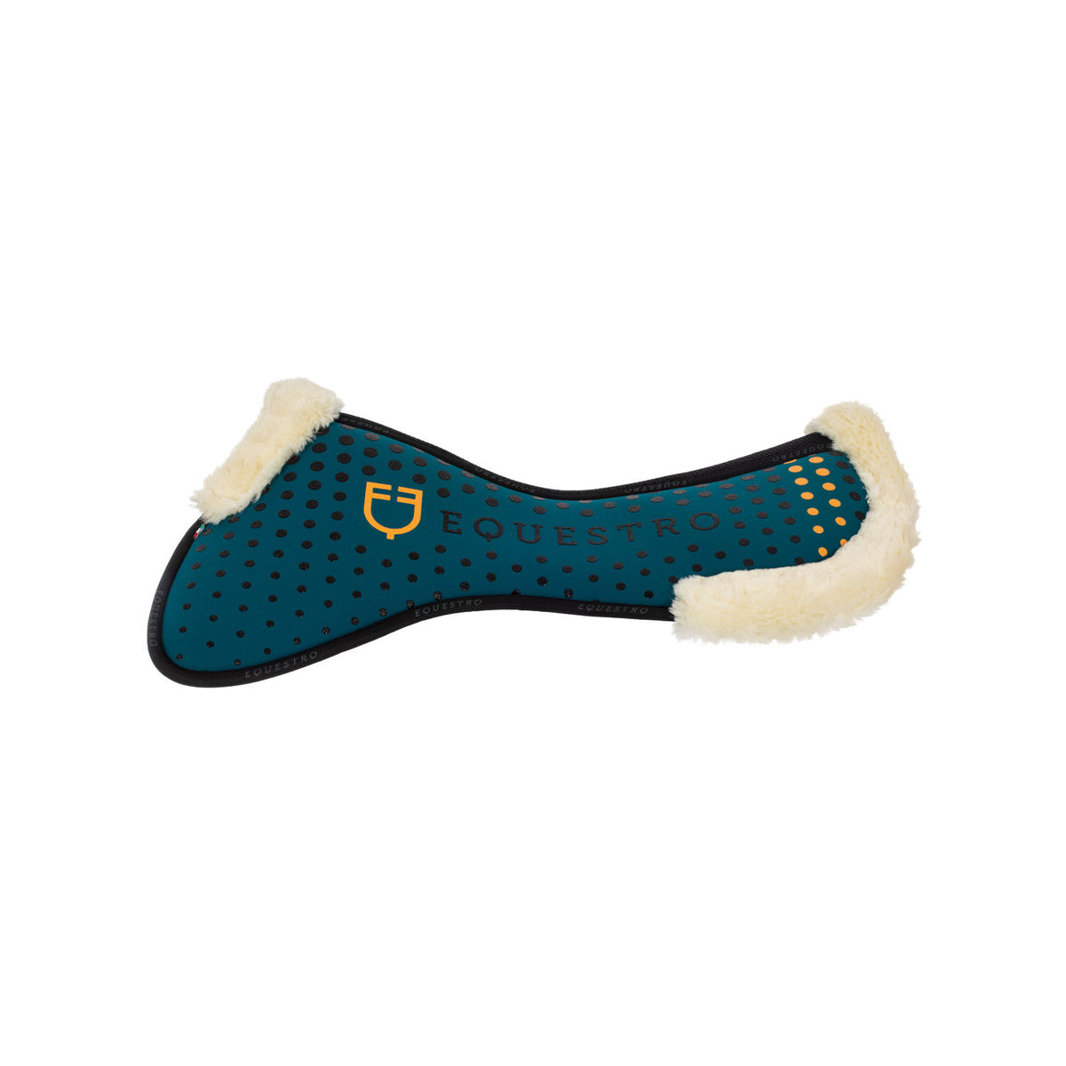 Equestro Ecowool memory foam pad with silicone grip and logo