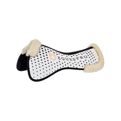 Equestro Ecowool memory foam pad with silicone grip and logo