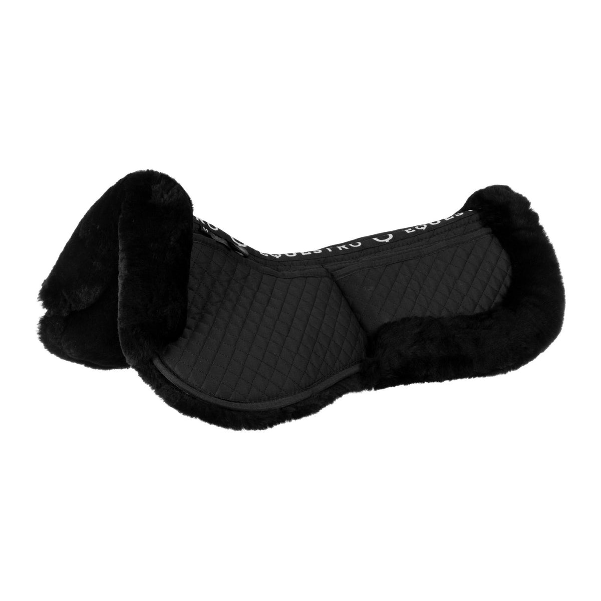 Equestro Cotton pad with pockets and sheepskin