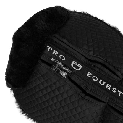 Equestro Cotton pad with pockets and sheepskin