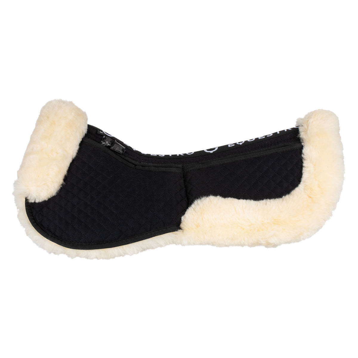 Equestro Cotton pad with pockets and sheepskin