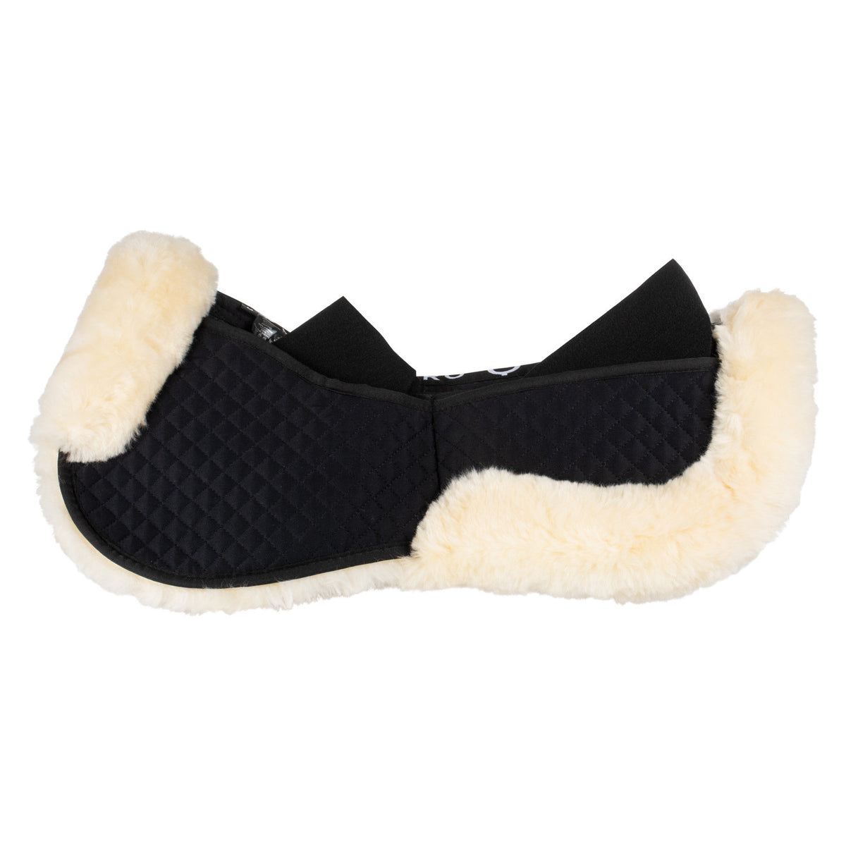 Equestro Cotton pad with pockets and sheepskin