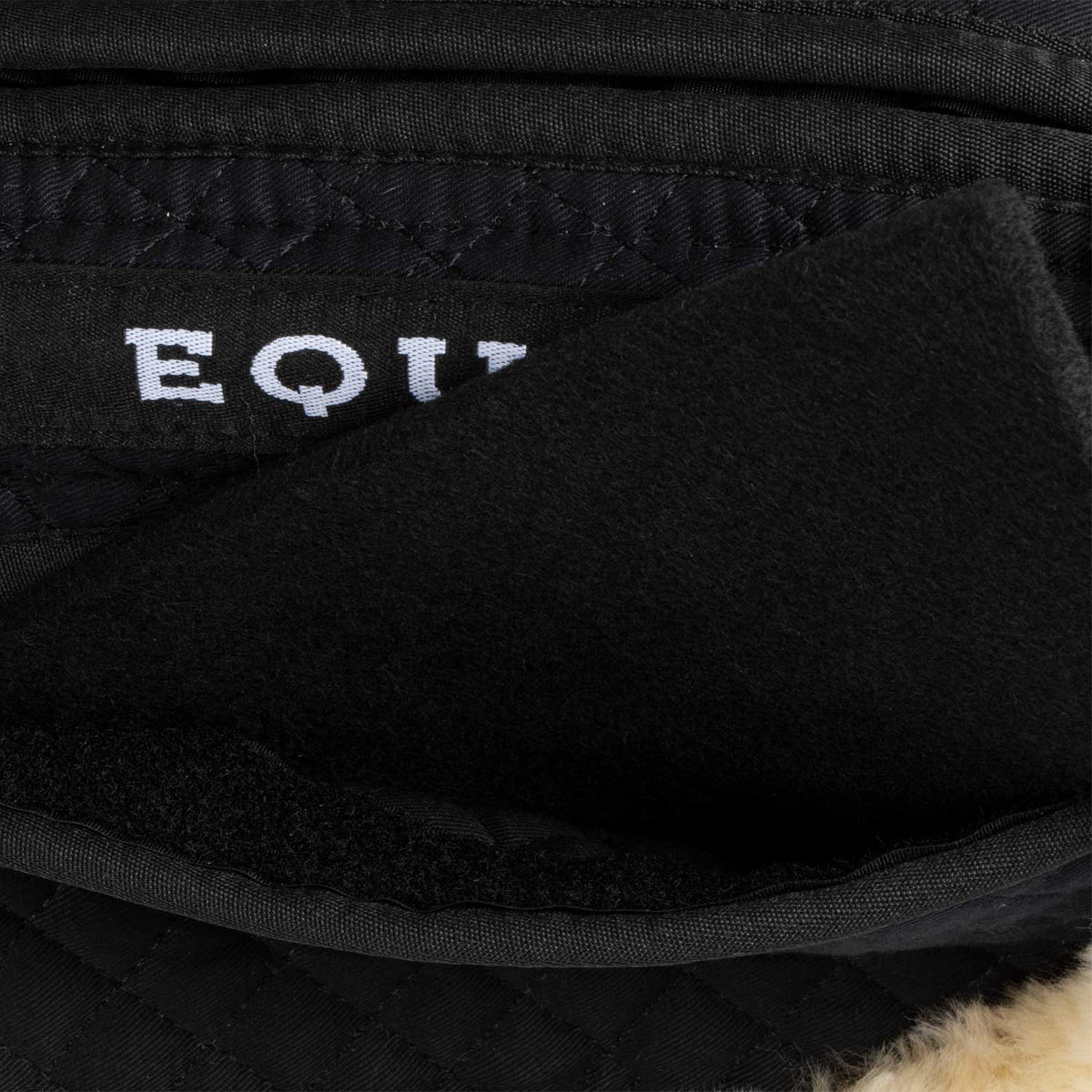 Equestro Cotton pad with pockets and sheepskin