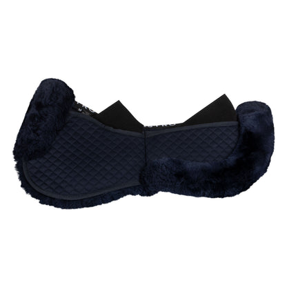 Equestro Cotton pad with pockets and sheepskin