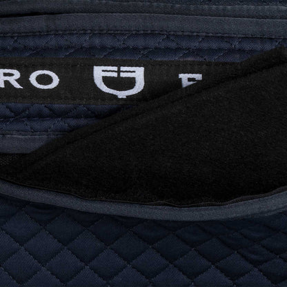 Equestro Cotton pad with pockets and sheepskin
