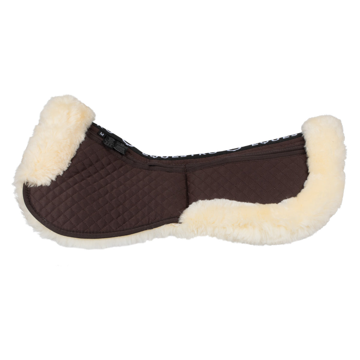 Equestro Cotton pad with pockets and sheepskin