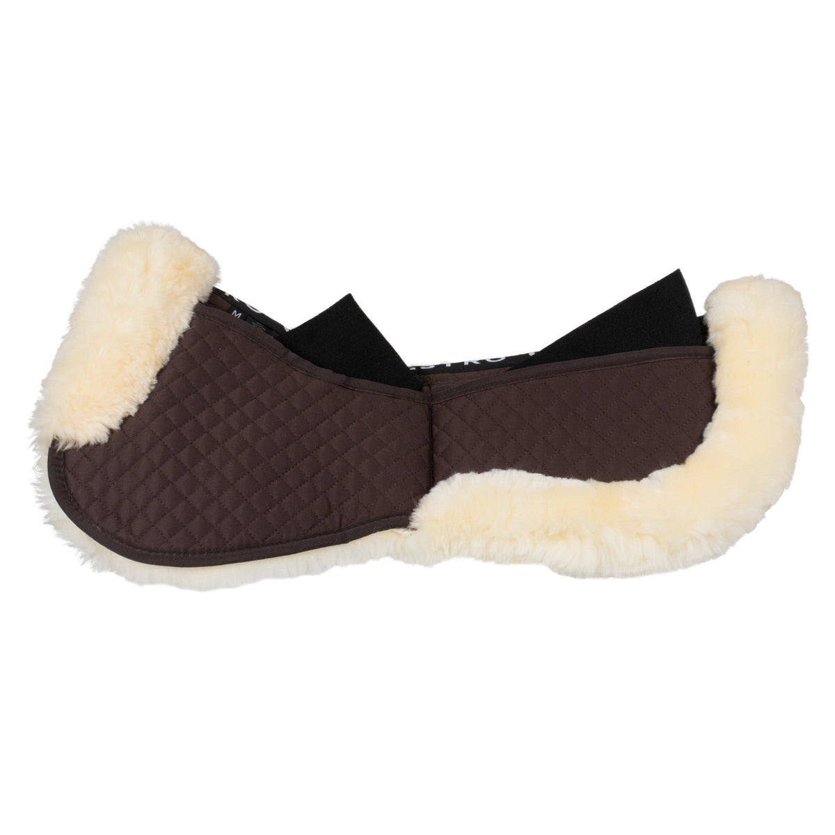Equestro Cotton pad with pockets and sheepskin