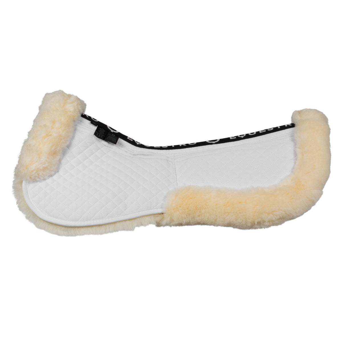Equestro Cotton pad with pockets and sheepskin