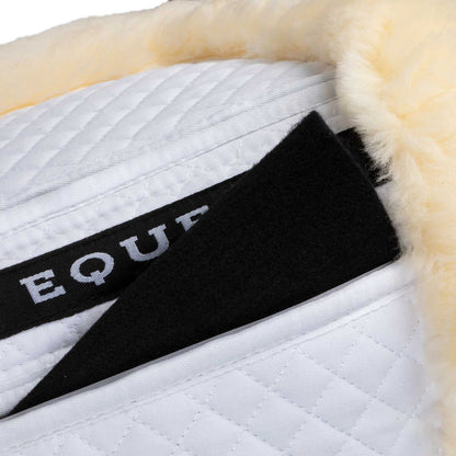 Equestro Cotton pad with pockets and sheepskin