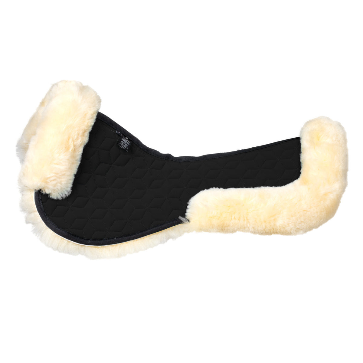 Equestro Technical fabric pad with sheepskin