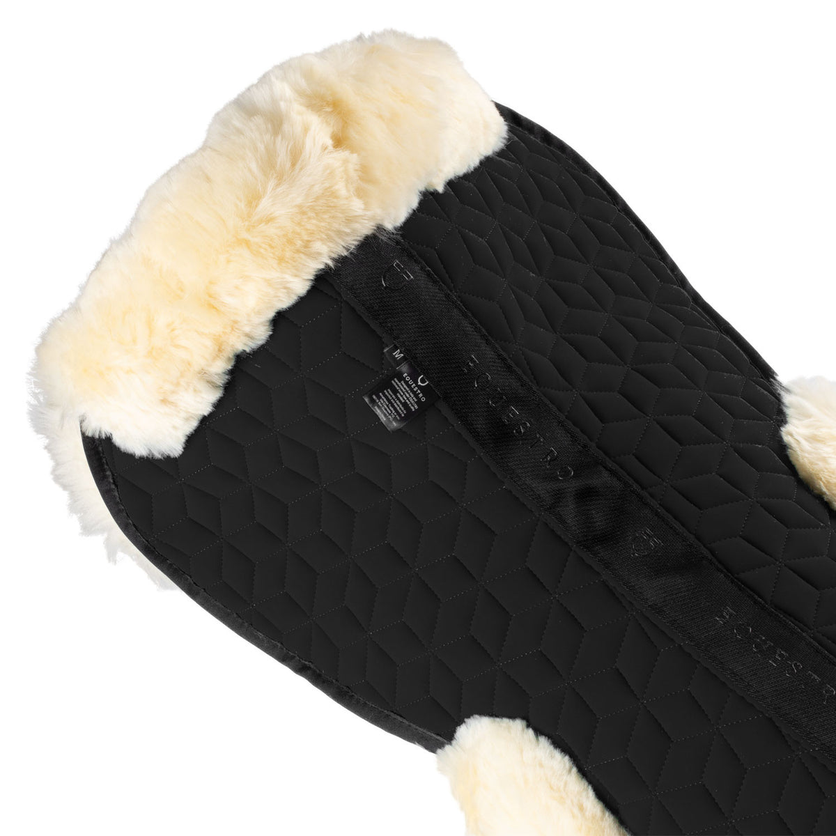 Equestro Technical fabric pad with sheepskin