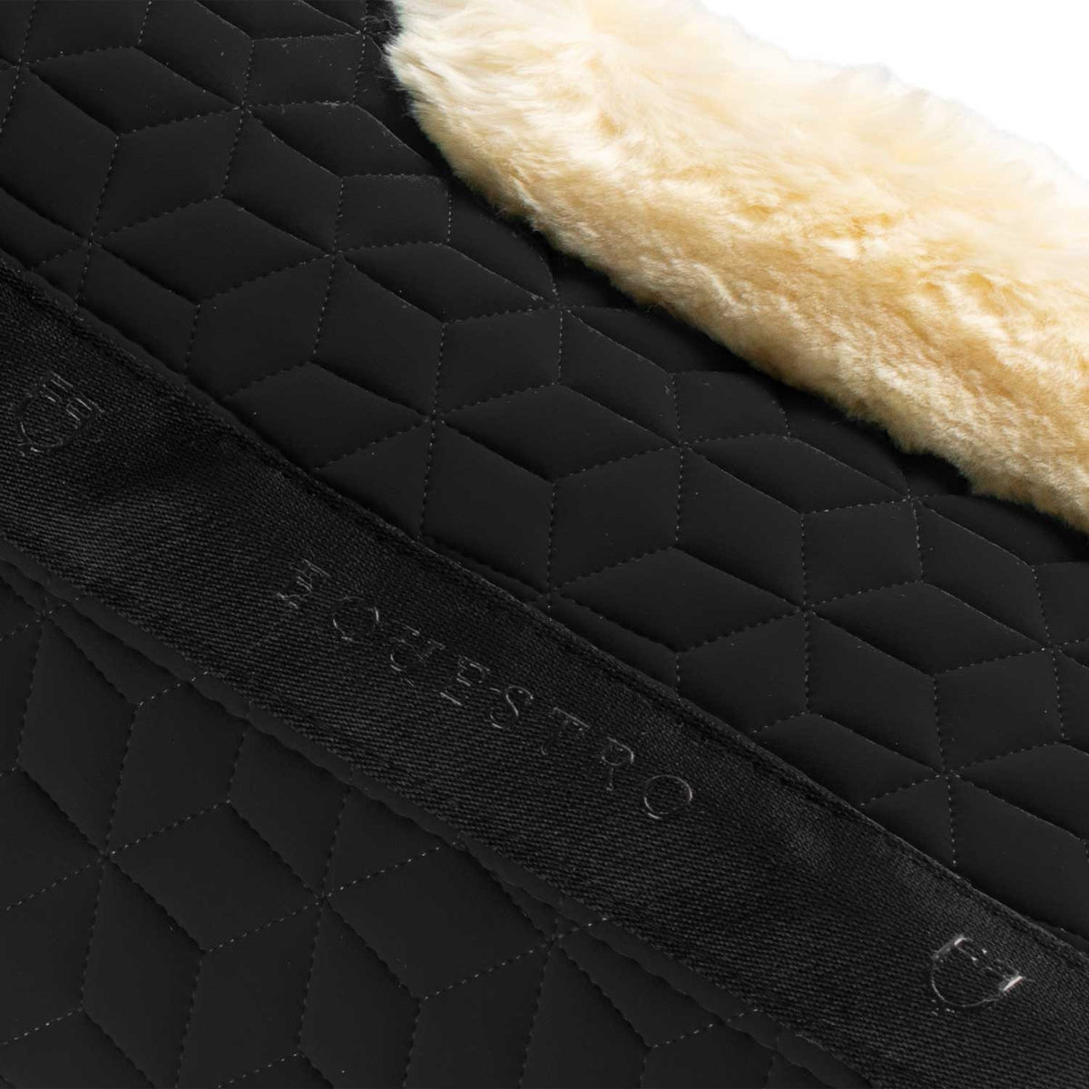 Equestro Technical fabric pad with sheepskin