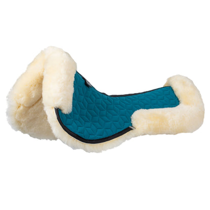 Equestro Technical fabric pad with sheepskin