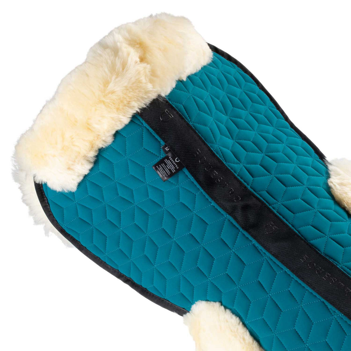 Equestro Technical fabric pad with sheepskin
