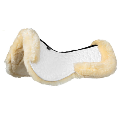 Equestro Technical fabric pad with sheepskin