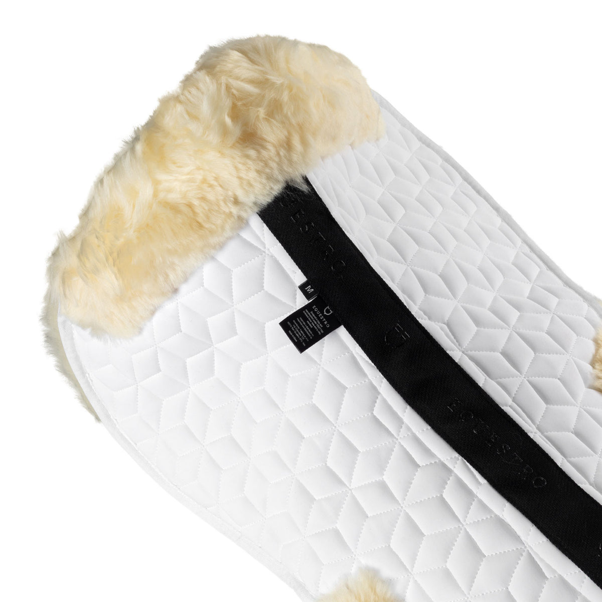 Equestro Technical fabric pad with sheepskin