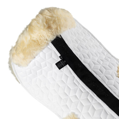 Equestro Technical fabric pad with sheepskin