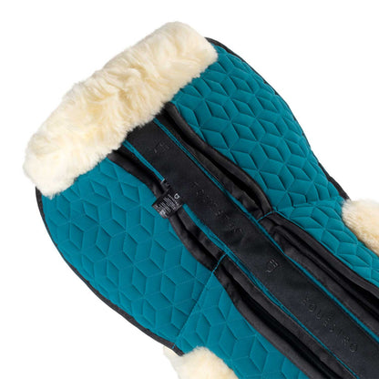 Equestro Elastane pad with pockets and sheepskin lining