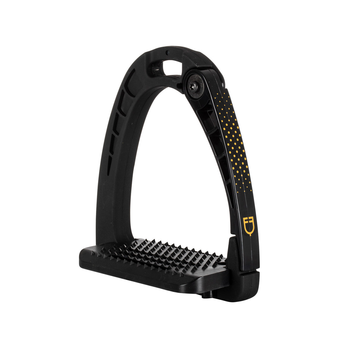 Equestro Junior stirrups side opening and wide tread