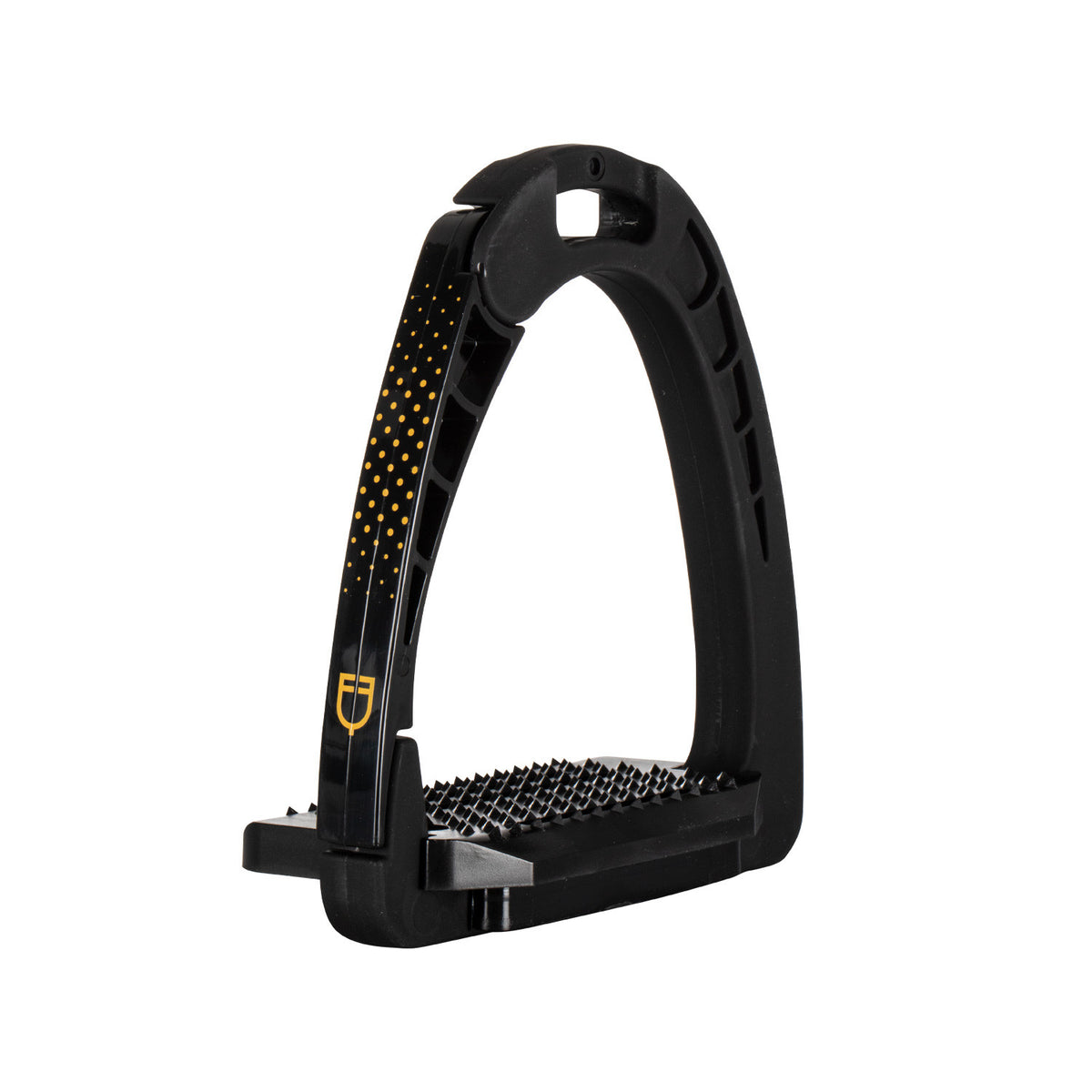Equestro Junior stirrups side opening and wide tread