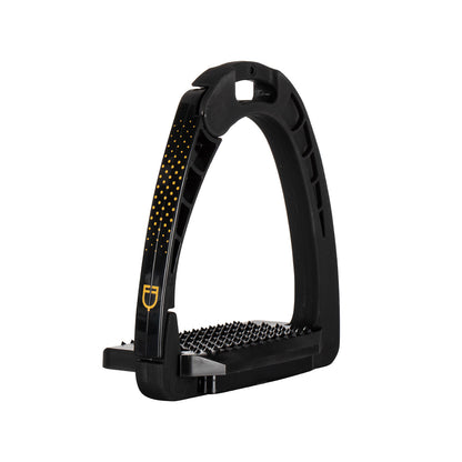 Equestro Junior stirrups side opening and wide tread