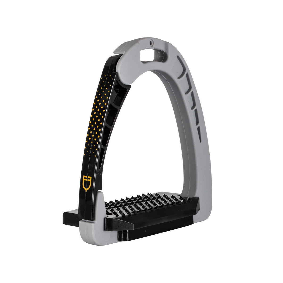 Equestro Junior stirrups side opening and wide tread