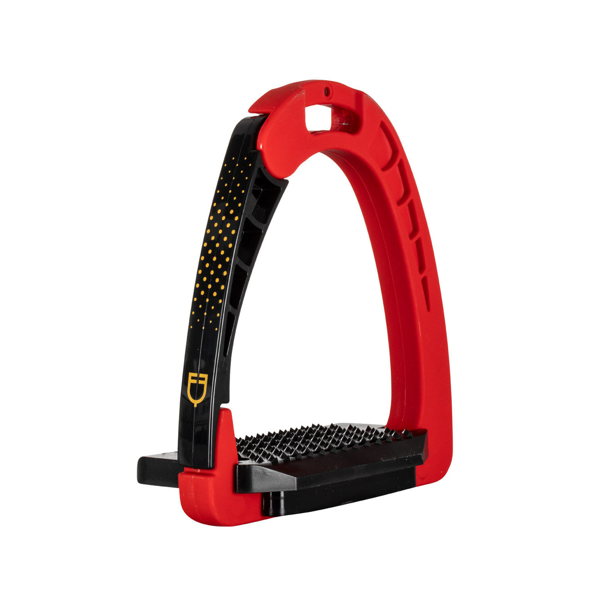 Equestro Junior stirrups side opening and wide tread
