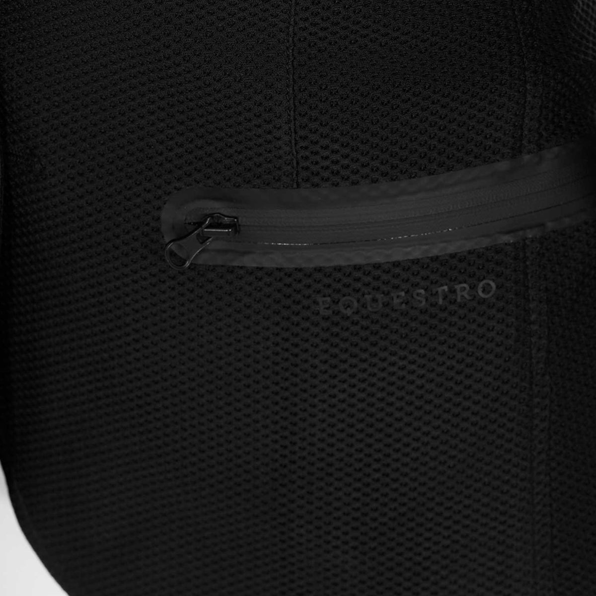Equestro Girls' three-button competition jacket perforated fabric