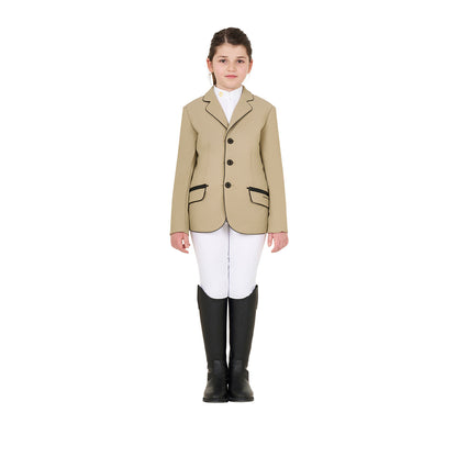 Equestro Girls' competition jacket in technical fabric
