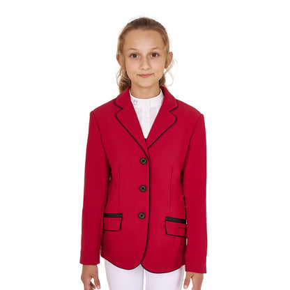 Equestro Girls' competition jacket in technical fabric