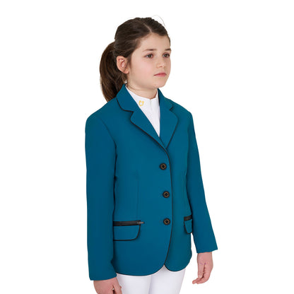 Equestro Girls' competition jacket in technical fabric