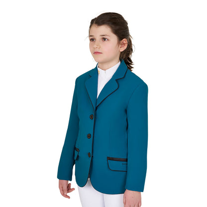 Equestro Girls' competition jacket in technical fabric