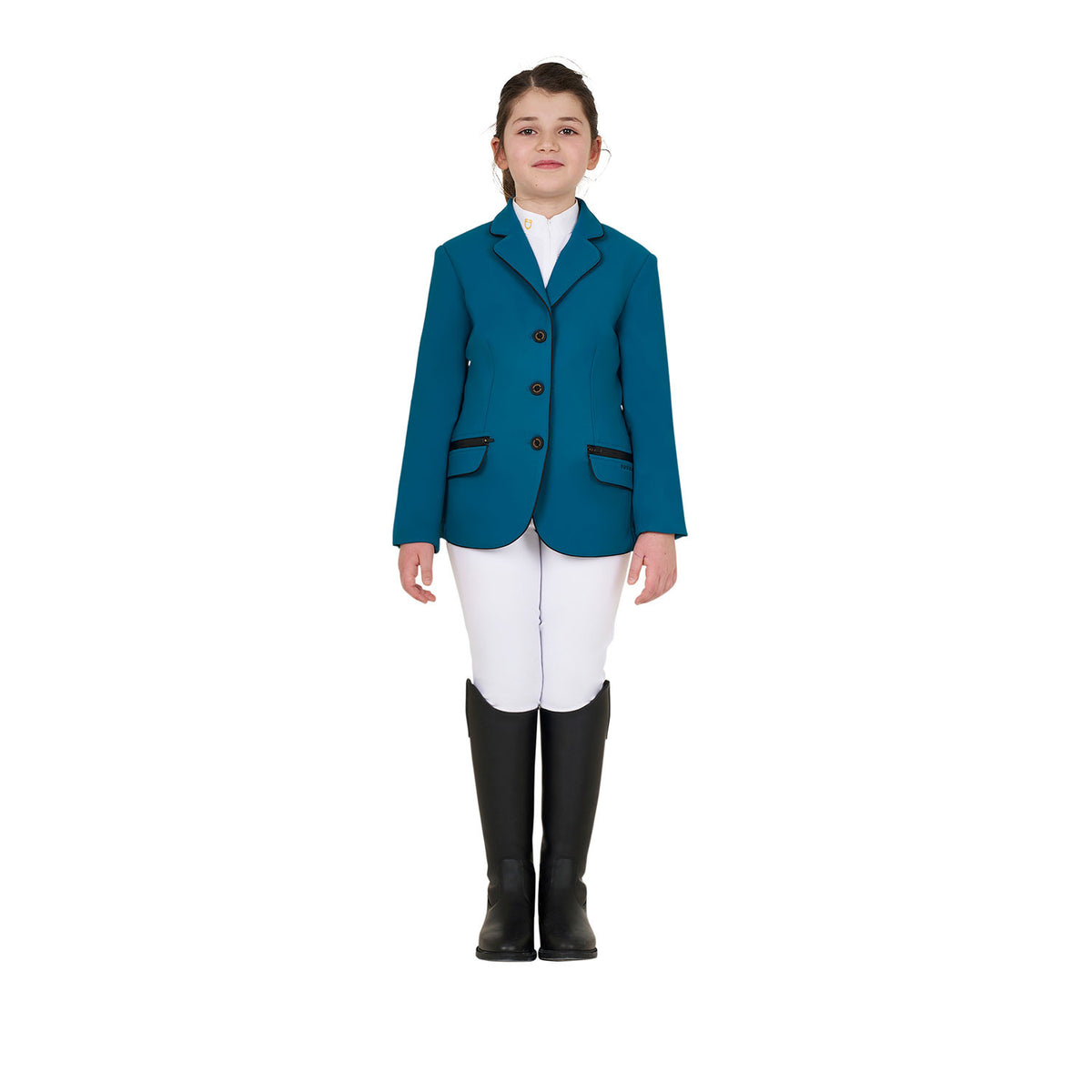 Equestro Girls' competition jacket in technical fabric
