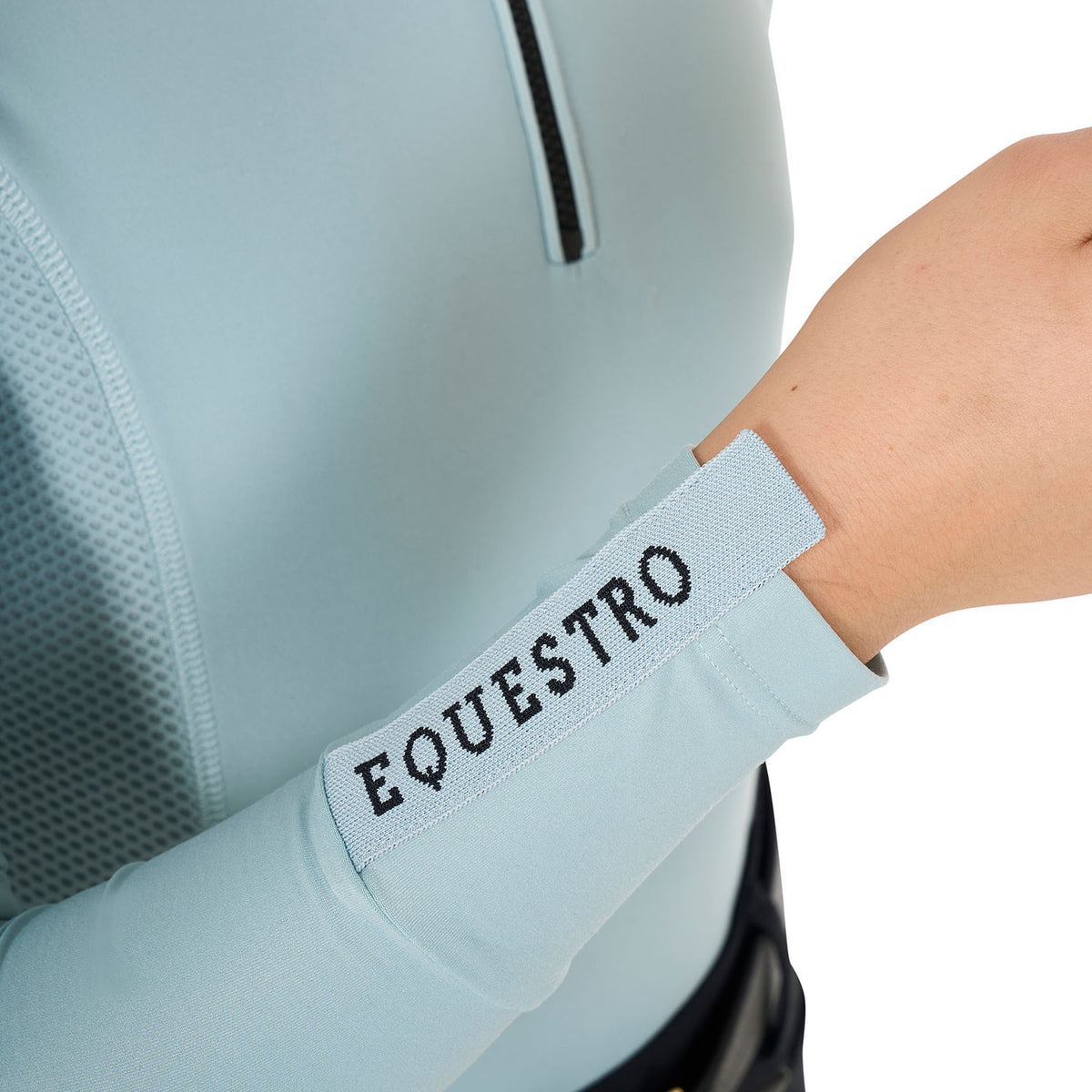 Equestro Girls' long-sleeved training base layer