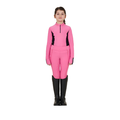 Equestro Girls' long-sleeved training base layer
