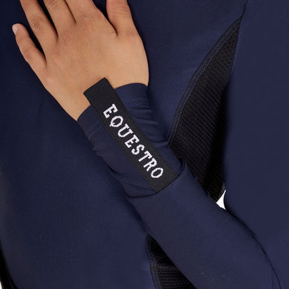 Equestro Girls' long-sleeved training base layer
