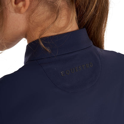 Equestro Girls' long-sleeved training base layer