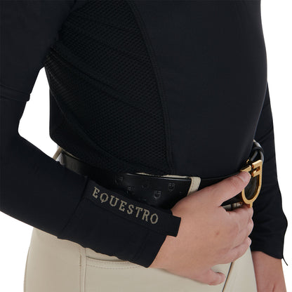 Equestro Girls' long-sleeved training base layer
