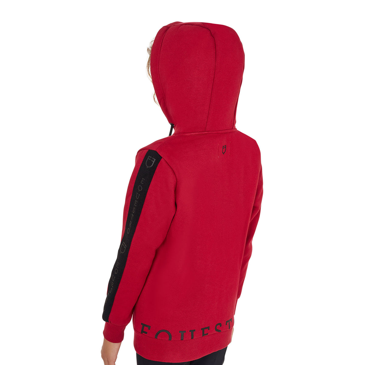 Equestro Girls' full zip sweatshirt inner fleece
